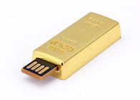 USB 공장 공급 16G 3.0 금속 주문을 받아서 만들어진 로고 쇼 생활 상표를 가진 물자 골드 바 USB