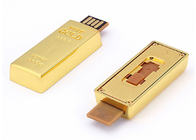 USB 공장 공급 16G 3.0 금속 주문을 받아서 만들어진 로고 쇼 생활 상표를 가진 물자 골드 바 USB