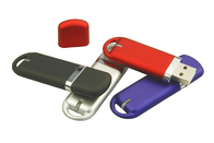 플라스틱 3.0 주문을 받아서 만들어진 로고 및 포장을 가진 8G USB 파란 색깔
