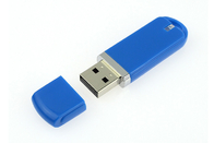 플라스틱 3.0 주문을 받아서 만들어진 로고 및 포장을 가진 8G USB 파란 색깔