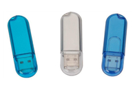 주문을 받아서 만들어진 로고와 포장 쇼 생활 상표를 가진 64G 2.0 파랑 색깔 플라스틱 USB